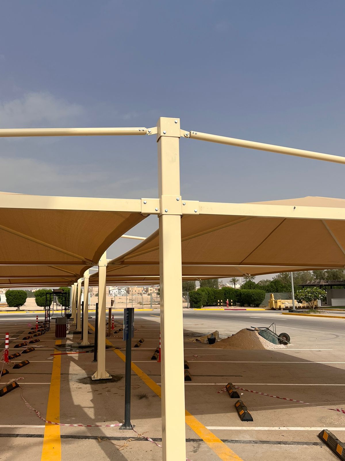Double Cantilever Car Parking Shades KSA 2024