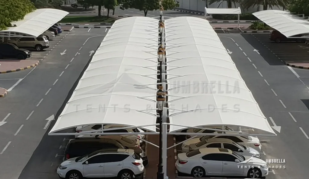 مظلات سيارات PVC في السعودية من أمبريلا لمظلات السيارات — صورة 8